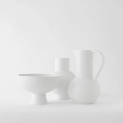 Raawii Strøm Vase, Vaporous Gray - Gessato Design Store