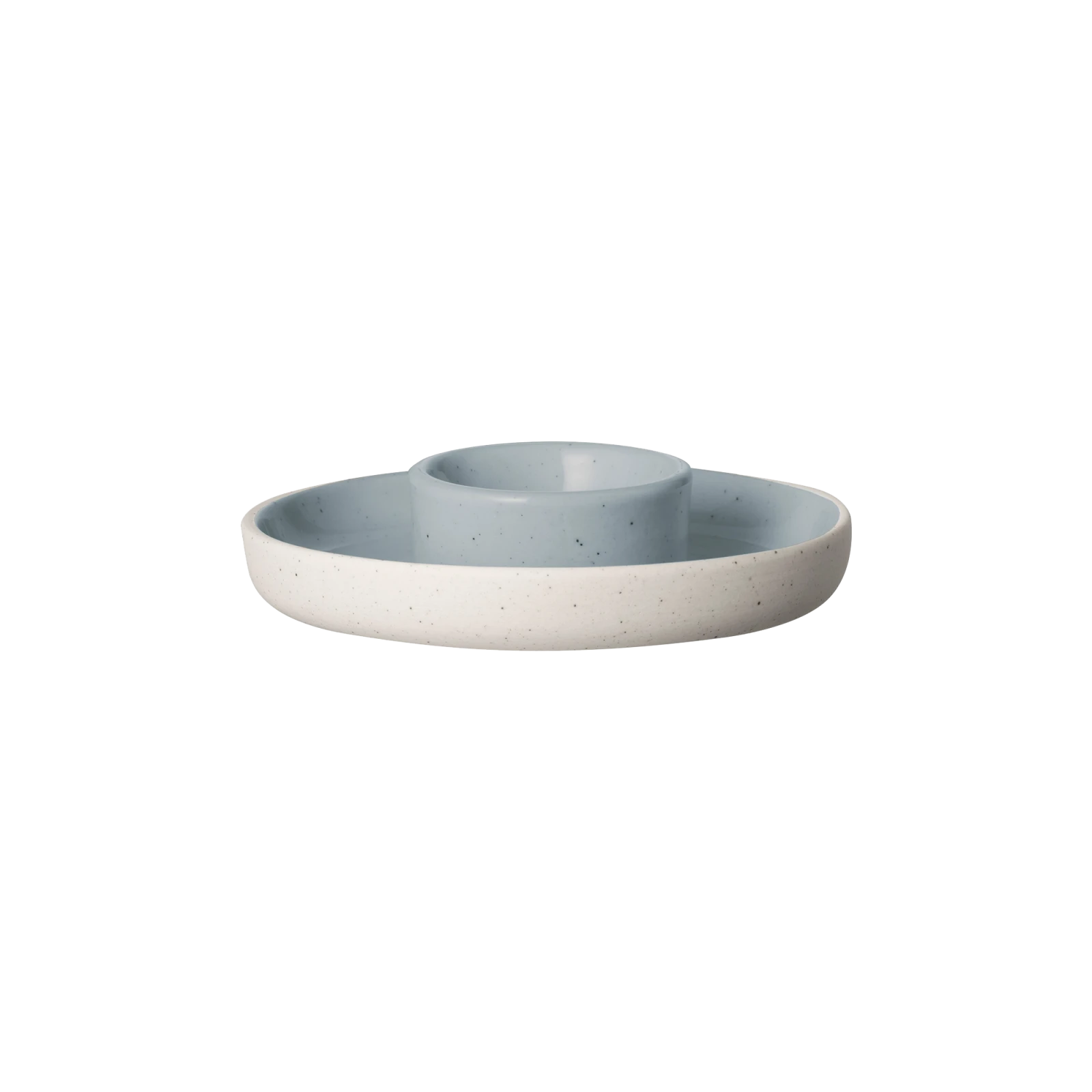 Sablo Ceramic Stoneware Egg Cup With Base, Set of 2 - Gessato Design Store