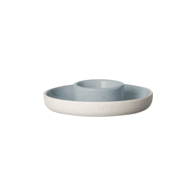 Sablo Ceramic Stoneware Egg Cup With Base, Set of 2 - Gessato Design Store
