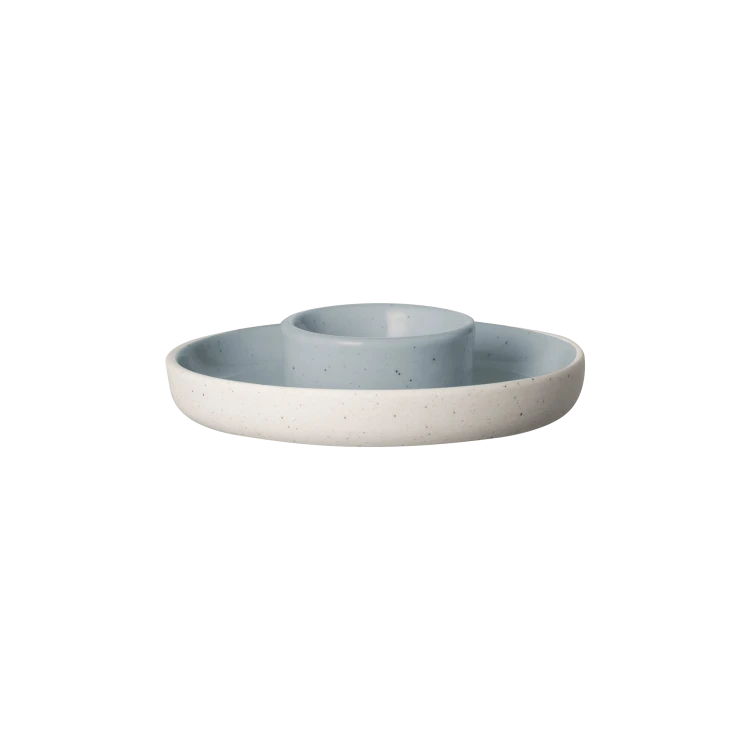 Sablo Ceramic Stoneware Egg Cup With Base, Set of 2