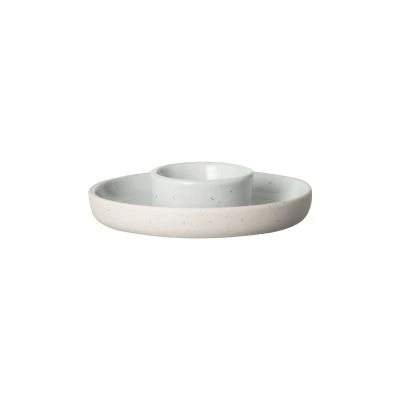 Sablo Ceramic Stoneware Egg Cup With Base, Set of 2 - Gessato Design Store