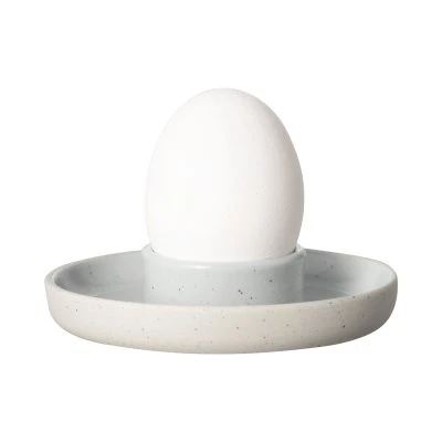 Sablo Ceramic Stoneware Egg Cup With Base, Set of 2 - Gessato Design Store