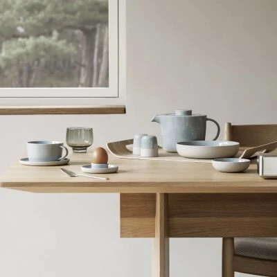 Sablo Ceramic Stoneware Salt and Pepper Shaker Set - Gessato Design Store