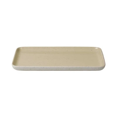 Sablo Ceramic Stoneware Snack Plates Large, Set of 4 - Gessato Design Store