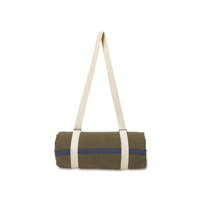 Yard Picnic Blanket, Olive/Bright Blue - Gessato Design Store