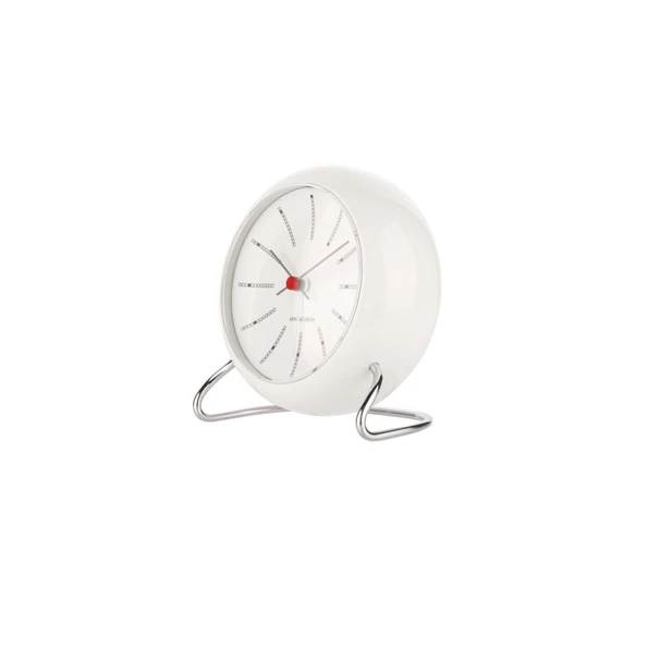 Arne Jacobsen - Banker's Alarm Clock - White | Gessato Design Store