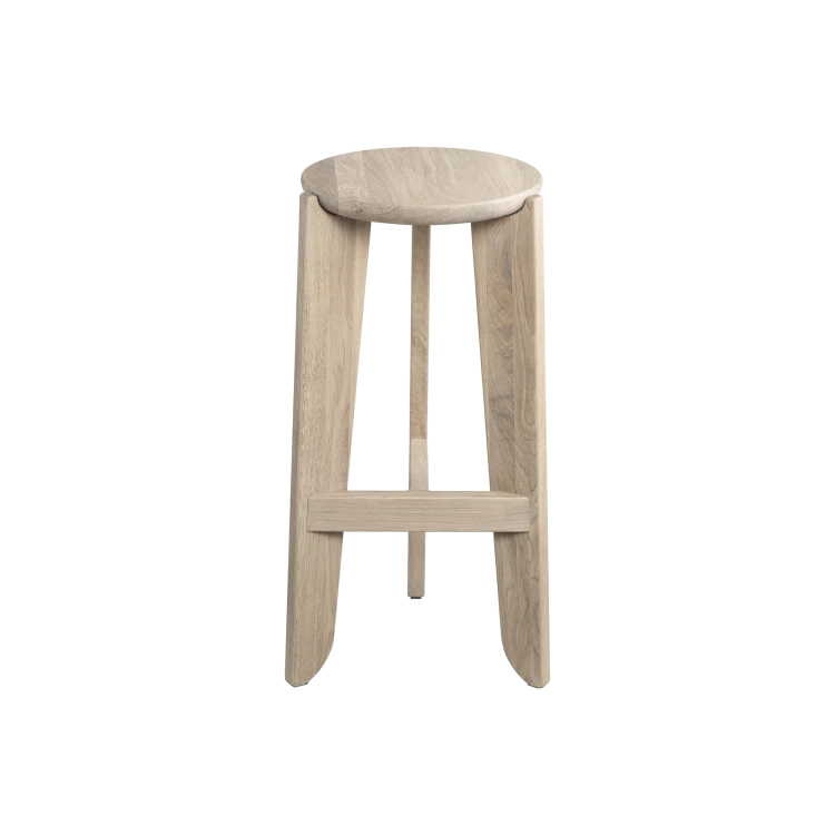 Eli Oak Bar Stool