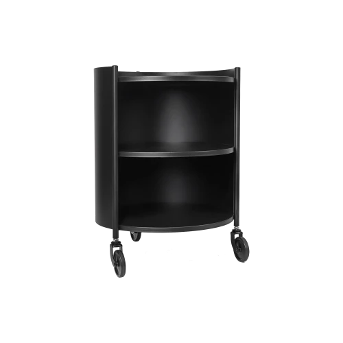 Eve Black Metal Bedside Table - Gessato Design Store