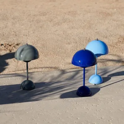 Flowerpot Portable Table Lamp VP9 - Gessato Design Store