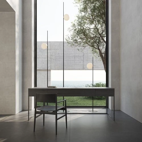 Karman Atmosphere, Floor Lamp - Black - Gessato Design Store
