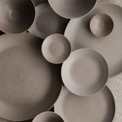 Kumi Stoneware Plates - Gessato Design Store