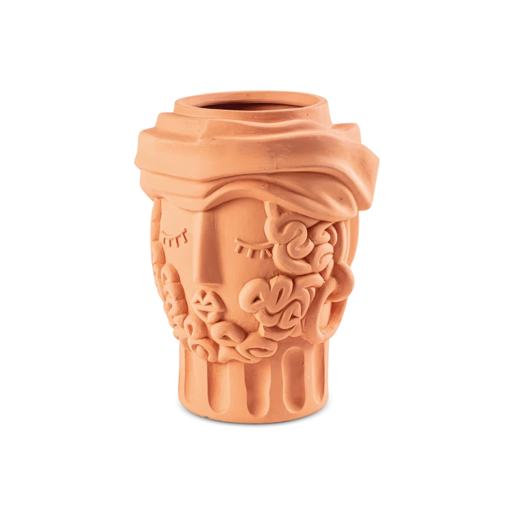 Magna Graecia Man Terracotta Planter