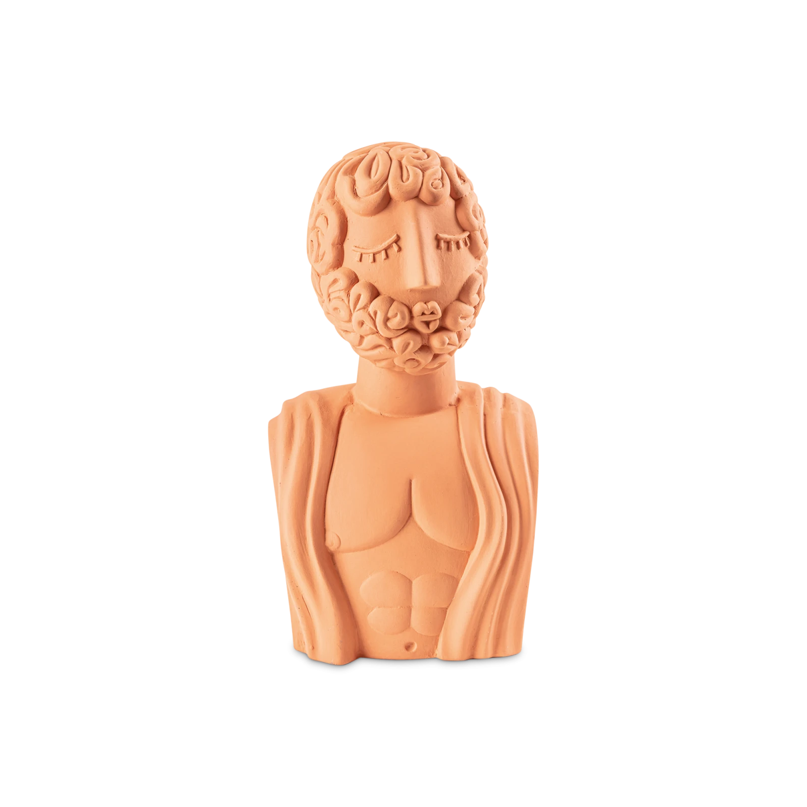 Magna Graecia Terracotta Bust Man - Gessato Design Store