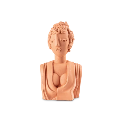 Magna Graecia Terracotta Bust Poppea - Gessato Design Store