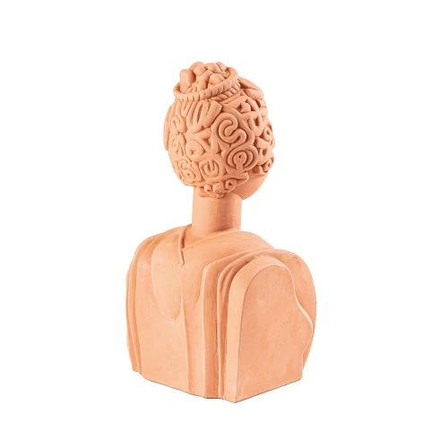 Magna Graecia Terracotta Bust Poppea - Gessato Design Store