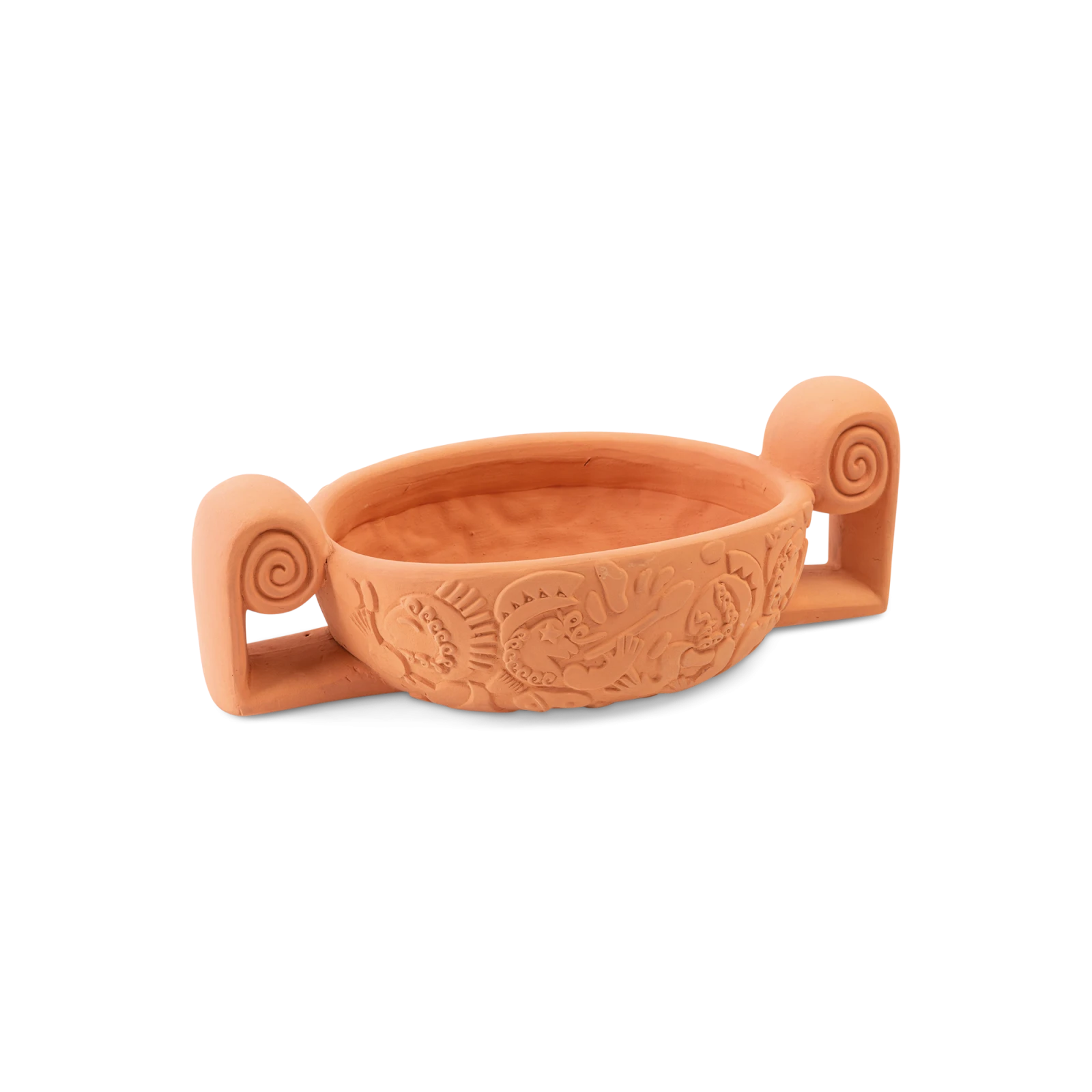 Magna Graecia Terracotta Vase Centerpiece - Gessato Design Store