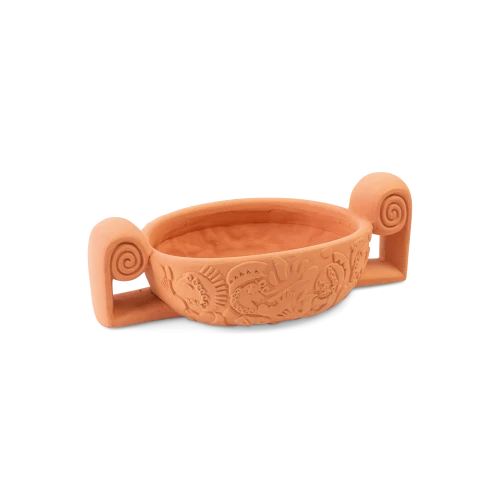 Magna Graecia Terracotta Vase Centerpiece - Gessato Design Store