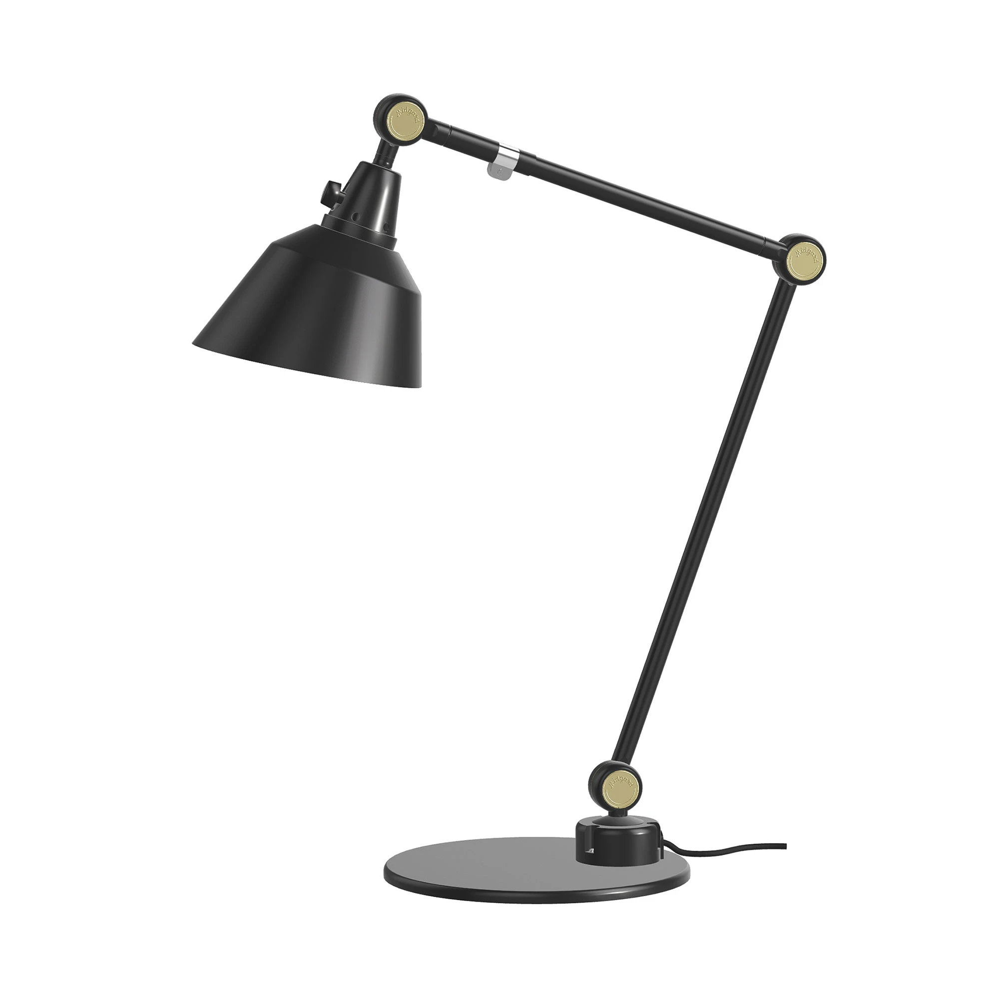 Black and brass