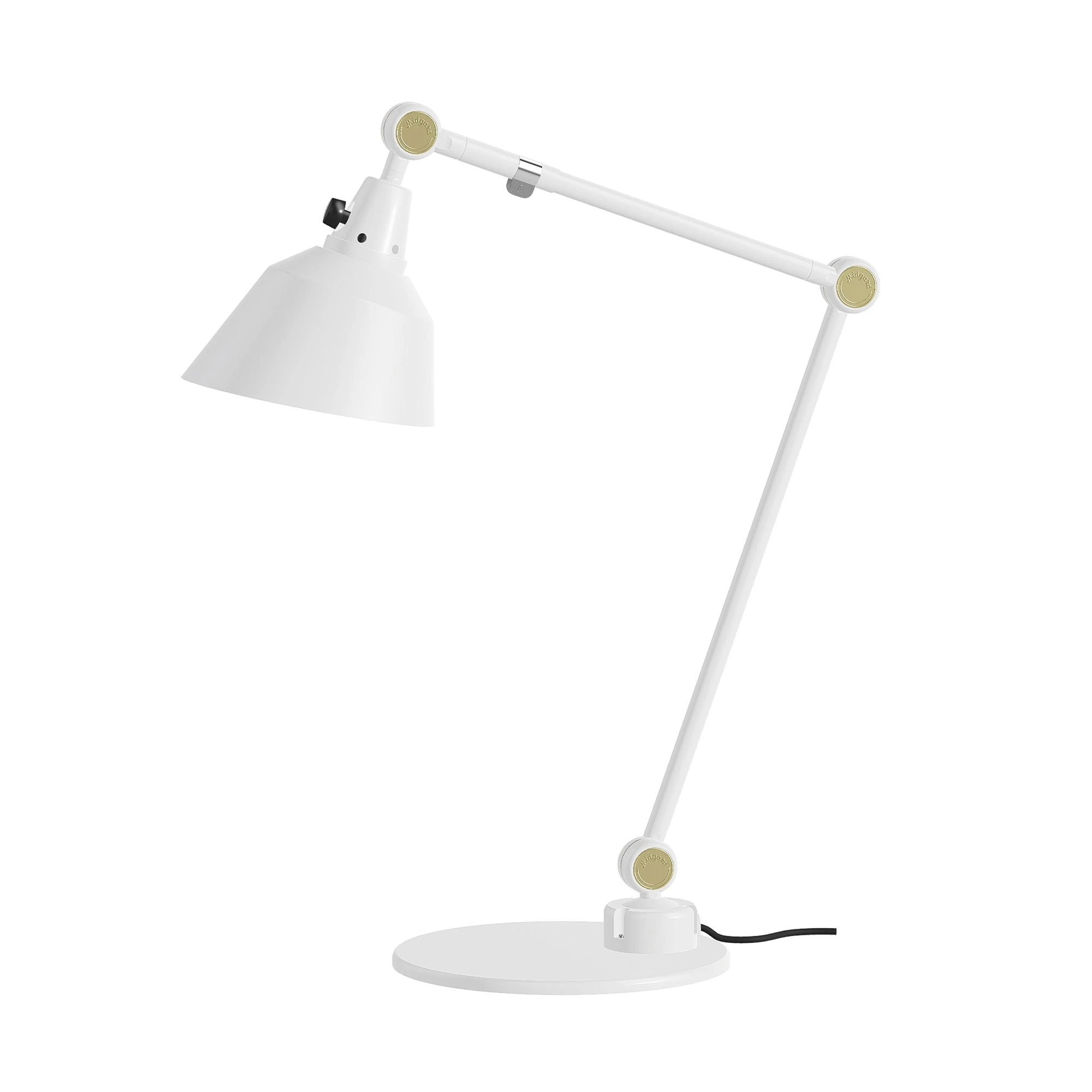 White and brass
