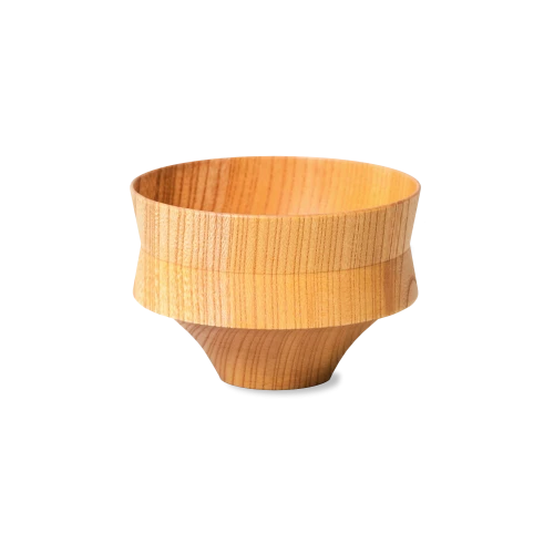 Tsumugi Kine Wooden Bowl, Natural - Gessato Design Store