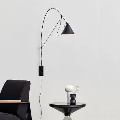 Ayno Wall Lamp - Large - Black - Gessato Design Store