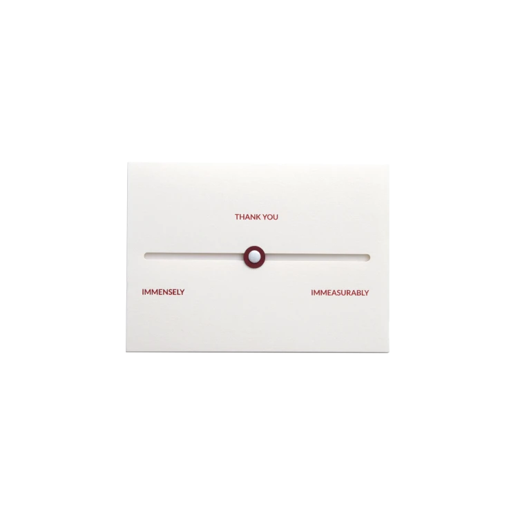 Thank You Card - Gessato Design Store