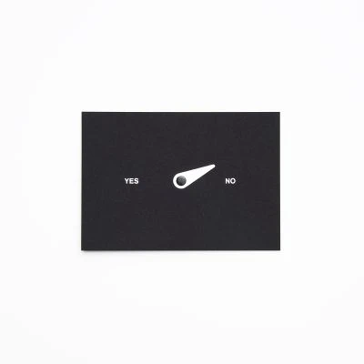 Yes - No Card - Gessato Design Store