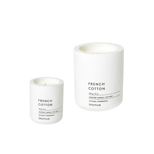 Fraga Candle Set, French Cotton - Gessato Design Store