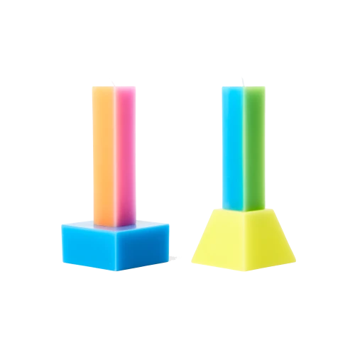 Happiness Pillar Candle - Gessato Design Store