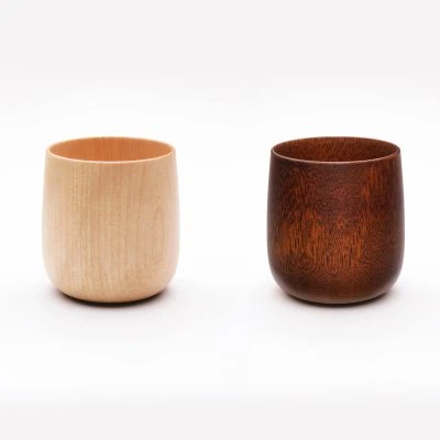 Yuki Wooden Cup, Natural - Gessato Design Store