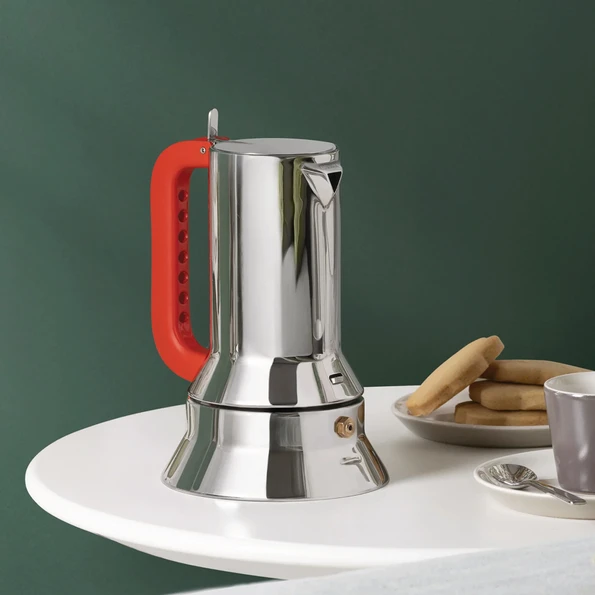 Alessi - 9090 Orange - Espresso Coffee Maker | Gessato Design Store