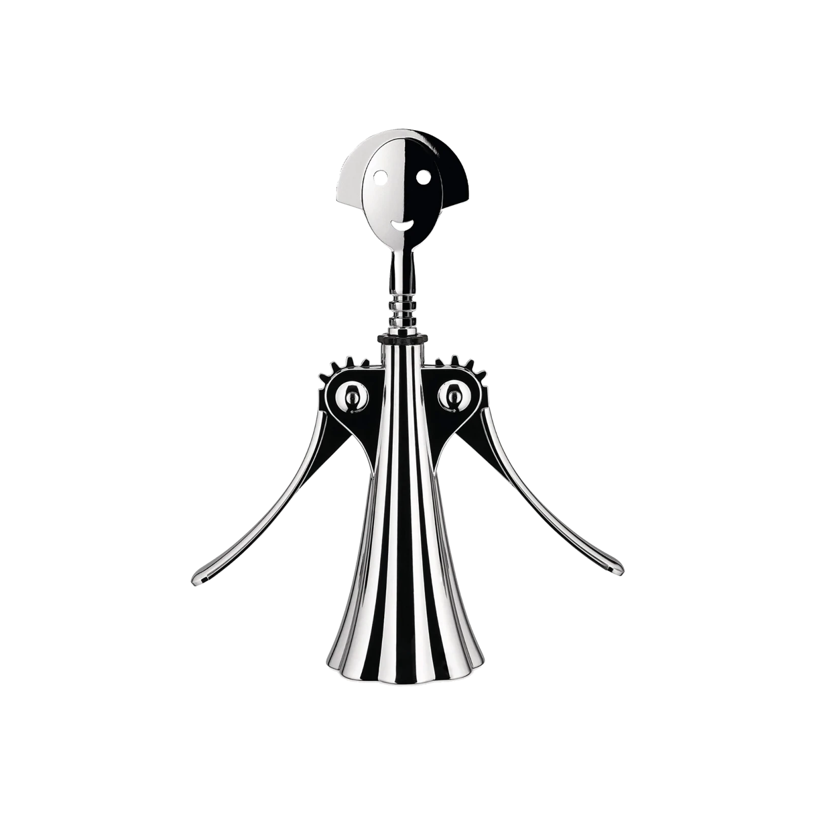 Anna G. - Smiling Corkscrew, Stainless Steel - Gessato Design Store