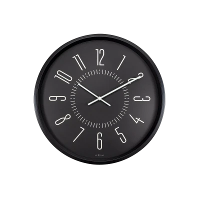 Luminous - Wall Clock, Black - Gessato Design Store