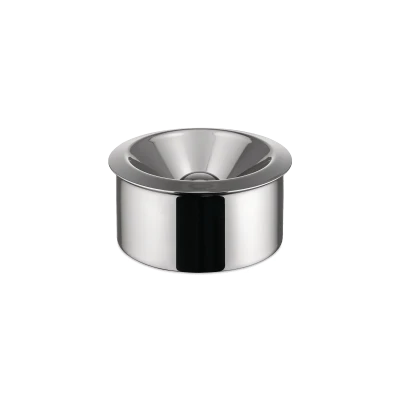 90010, Stainless Steel Bauhaus Ashtray - Gessato Design Store