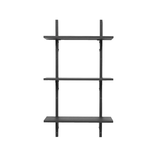 Ferm Living Sector Triple Narrow Black Ash, Black Brass - Gessato Design Store