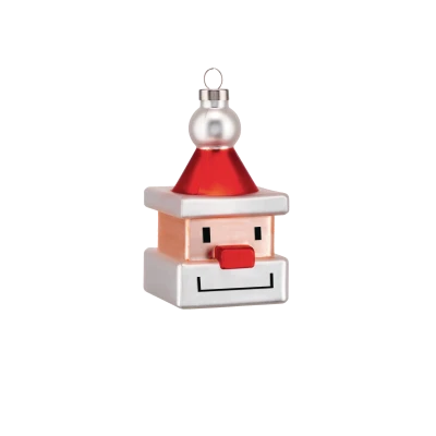 Santa Cube - Christmas Ornament - Gessato Design Store