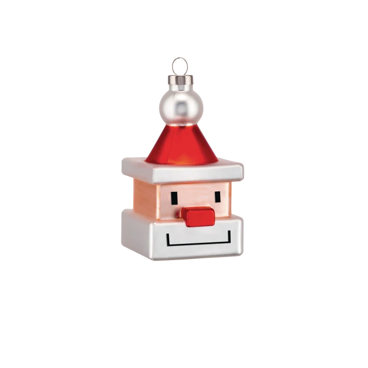 Santa Cube – Christmas Ornament