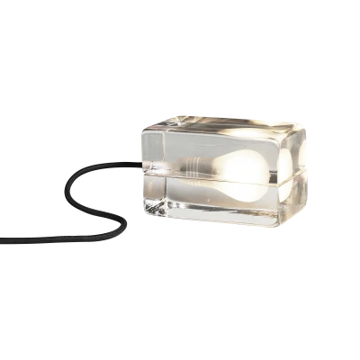 Glass Block Lamp - Gessato Design Store
