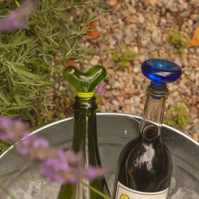Hobknob Glass Bottle Stopper - Gessato Design Store
