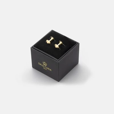 Icon Spike Cufflinks, Matte Gold - Gessato Design Store