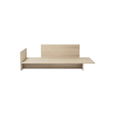 Kona Bed Natural Oak Veneer - Gessato Design Store