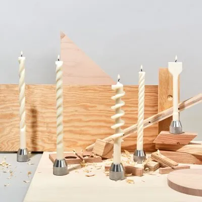 Chisel Drill Bit Candle - Gessato Design Store