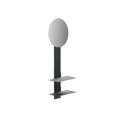 Click - Shelves and Magnifying Mirror - Gessato Design Store