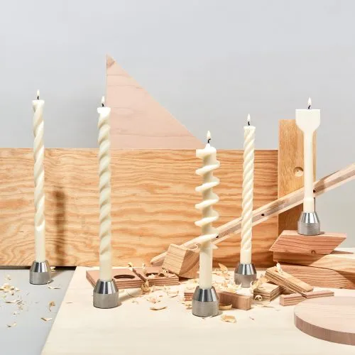 Concrete Drill Bit Candle - Gessato Design Store