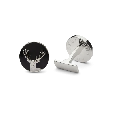 Hunter Cufflinks - Deer, Silver - Gessato Design Store