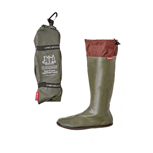 Pokeboo Rubber Rain Boots Khaki - Gessato Design Store