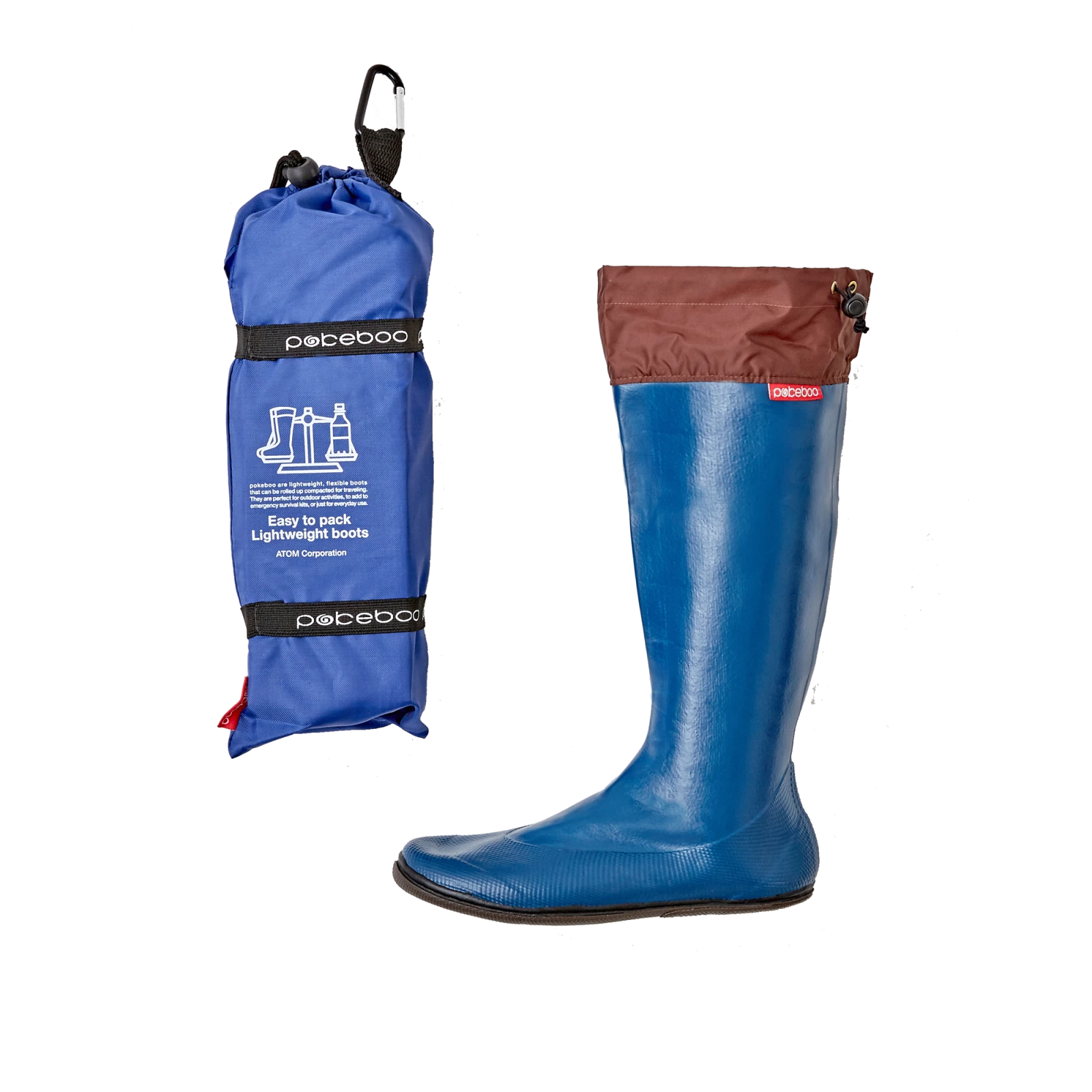 Pokeboo Rubber Rain Boots Royal Blue - Gessato Design Store