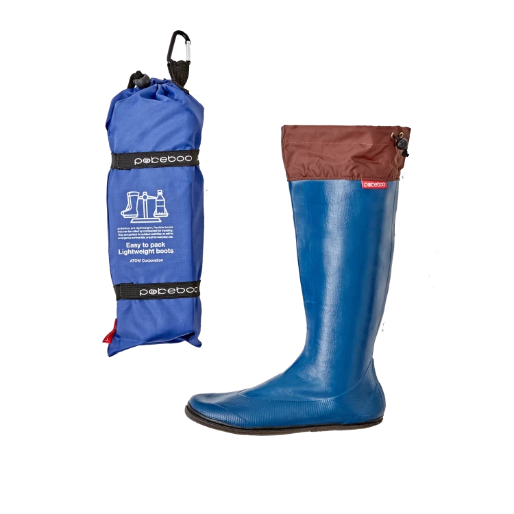 Pokeboo Rubber Rain Boots Royal Blue - Gessato Design Store