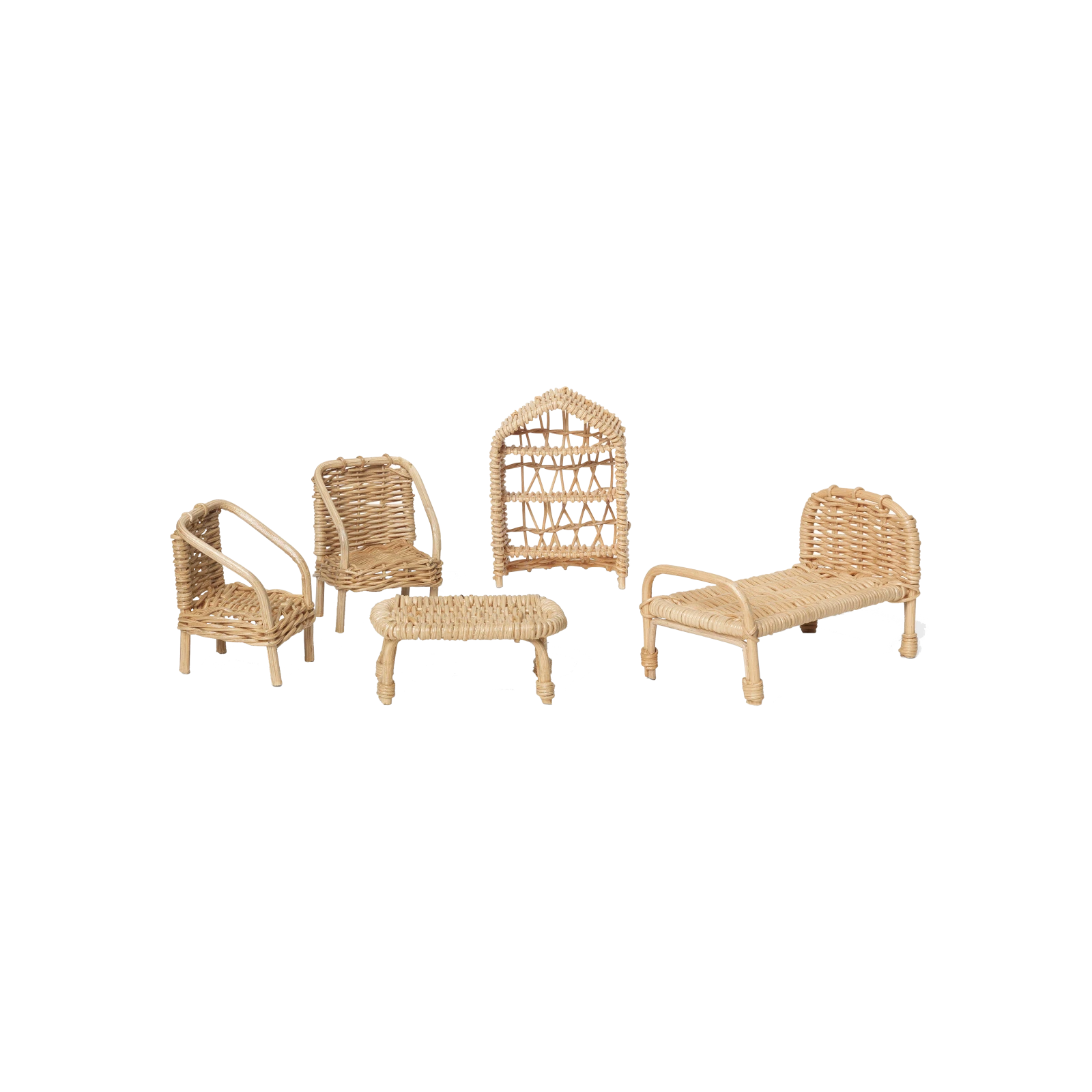 Rattan Doll House Furniture - Gessato Design Store
