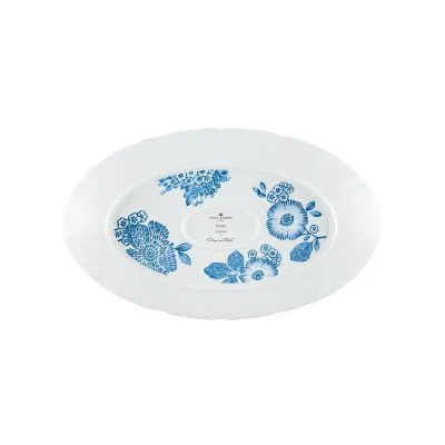 Coralina Blue - Large Oval Platter - Gessato Design Store